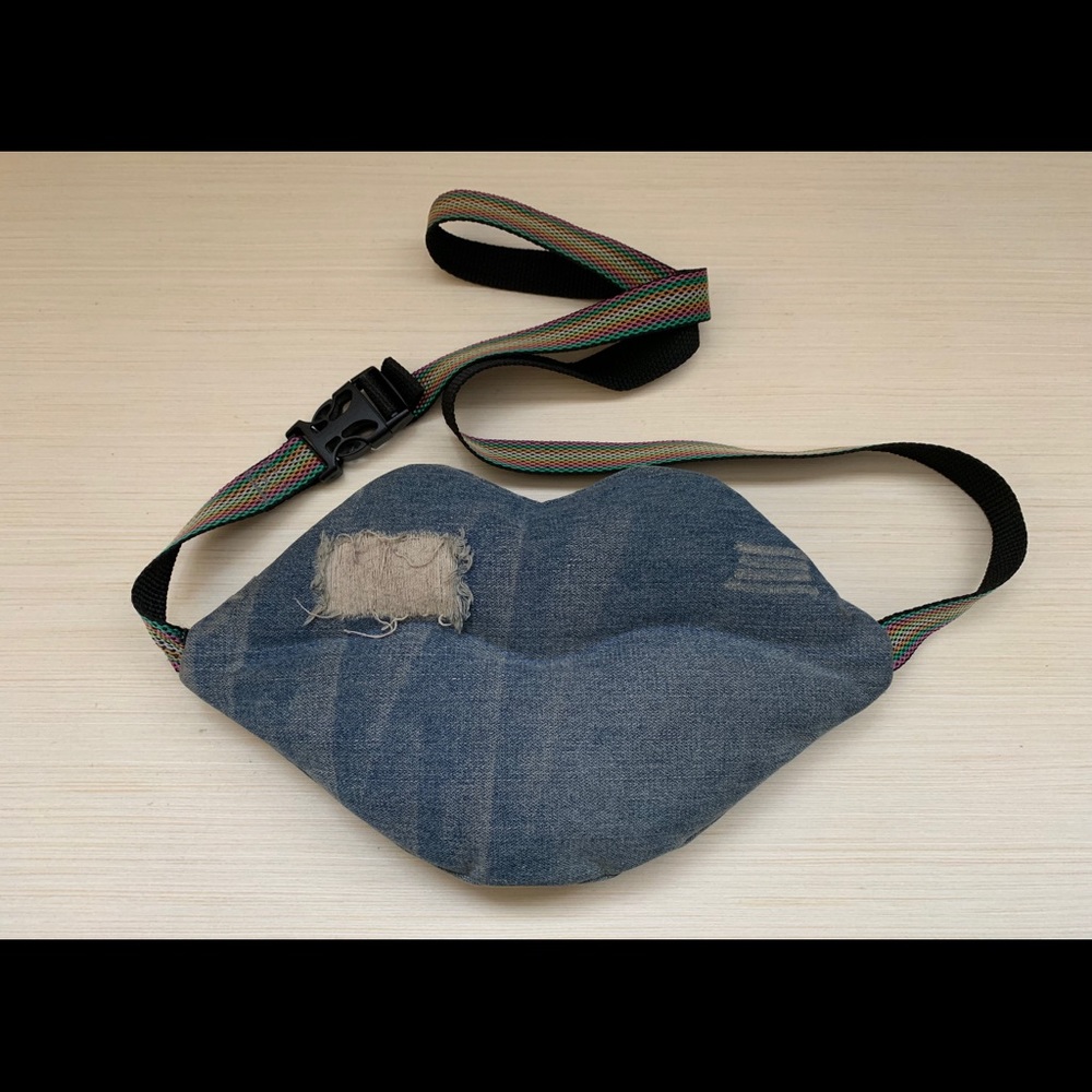 Smooches Denim Waist Bag
